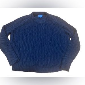 Alice Walk Women’s XL Sweater Navy Blue, Chunky Knit Retails For $325
